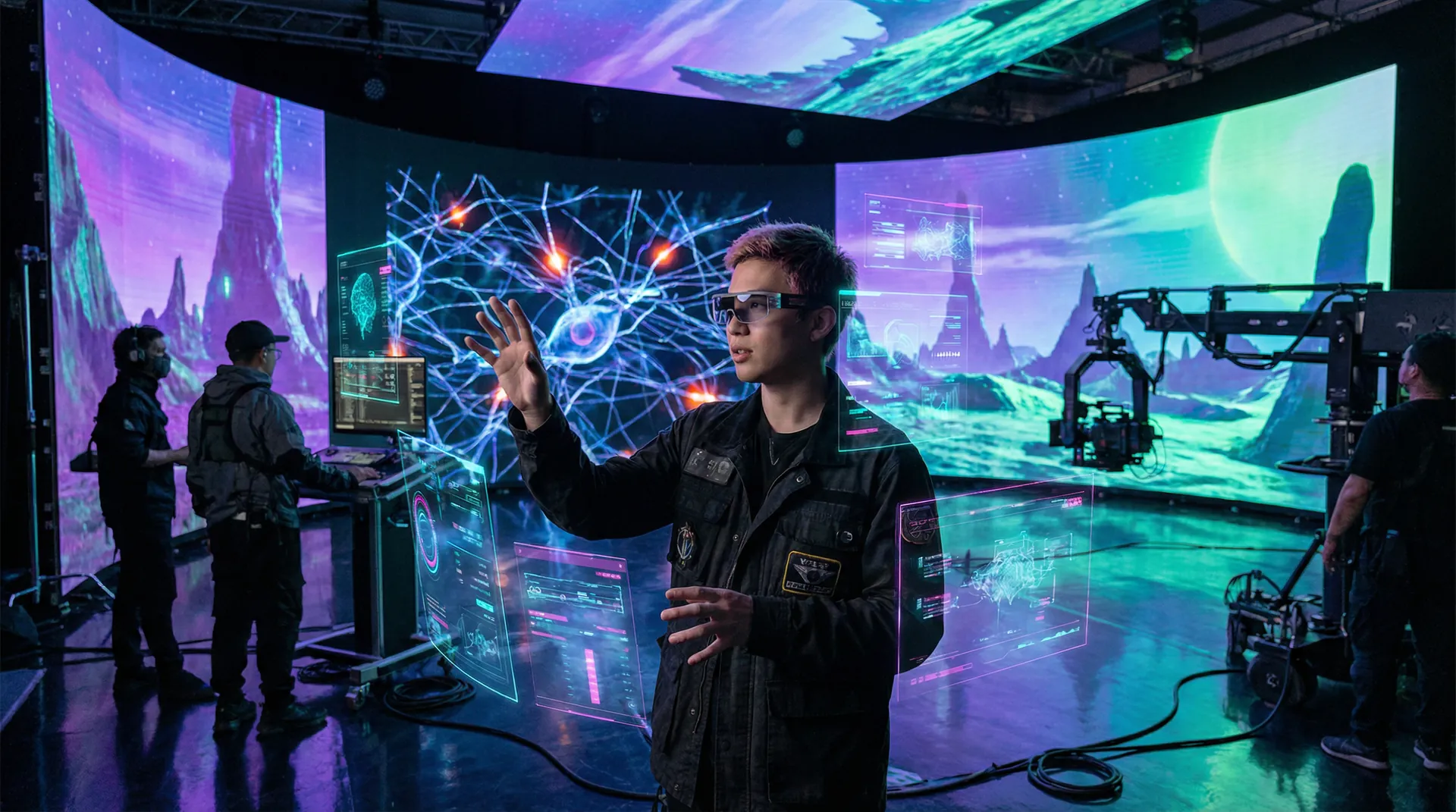 影视AI工坊 未来导演计划 - 虚拟制片现场